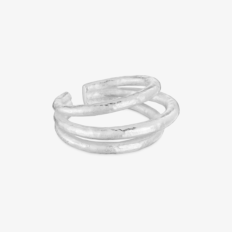 TOUS Silver open Ring Duna outlook