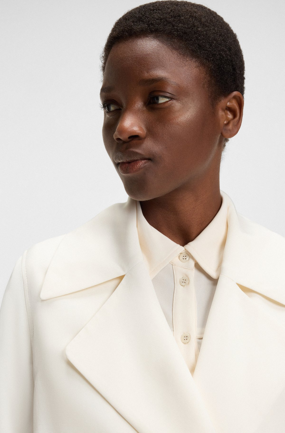 TRENCH COAT WITH FABRIC BELT - 5