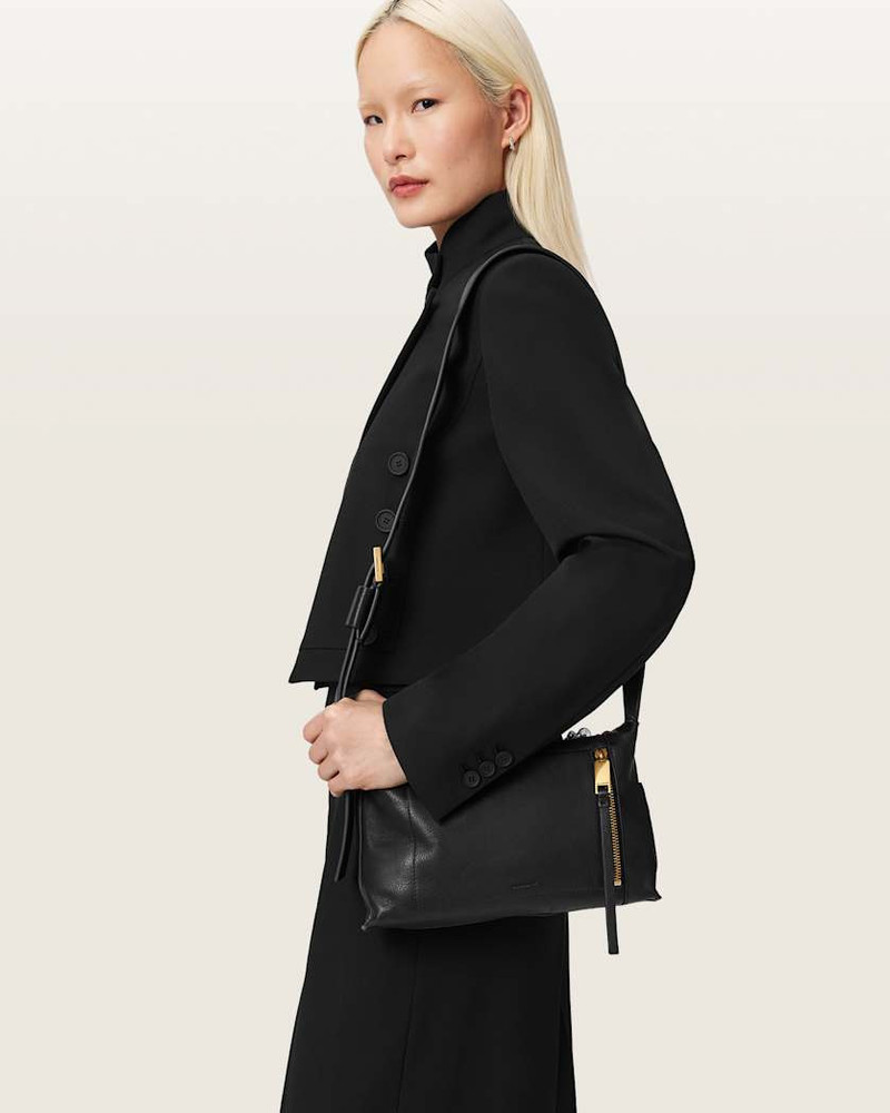 ALLSAINTS ALBA LEATHER CROSSBODY BAG outlook