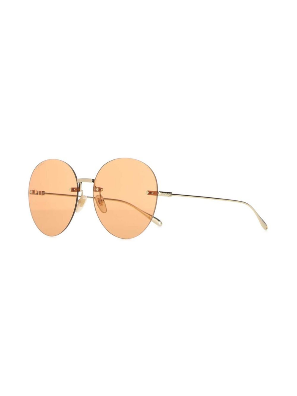 round-frame logo-charm sunglasses - 2