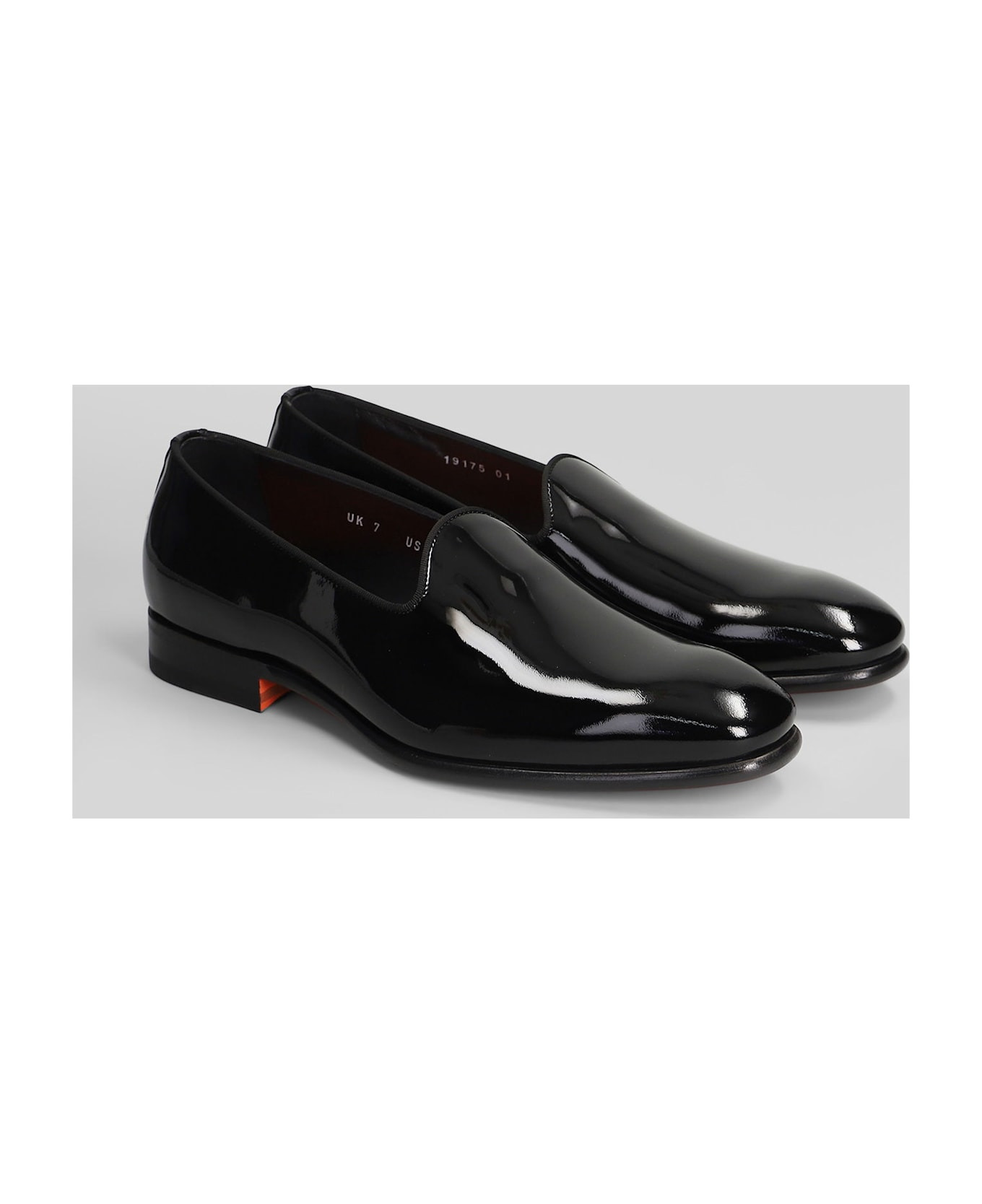 Brody Loafers In Black Patent Leather - 2