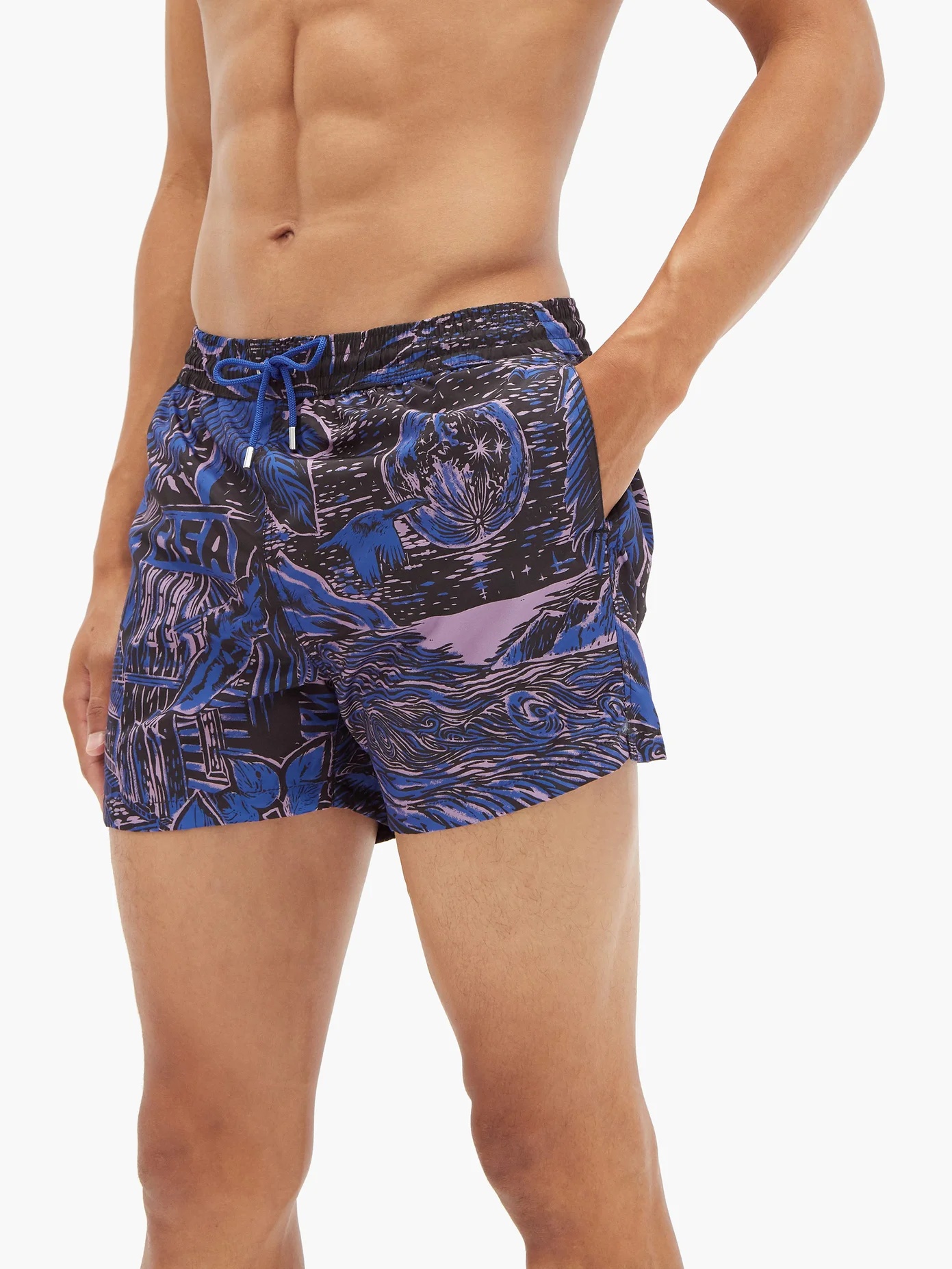 Chile-print swim shorts - 2