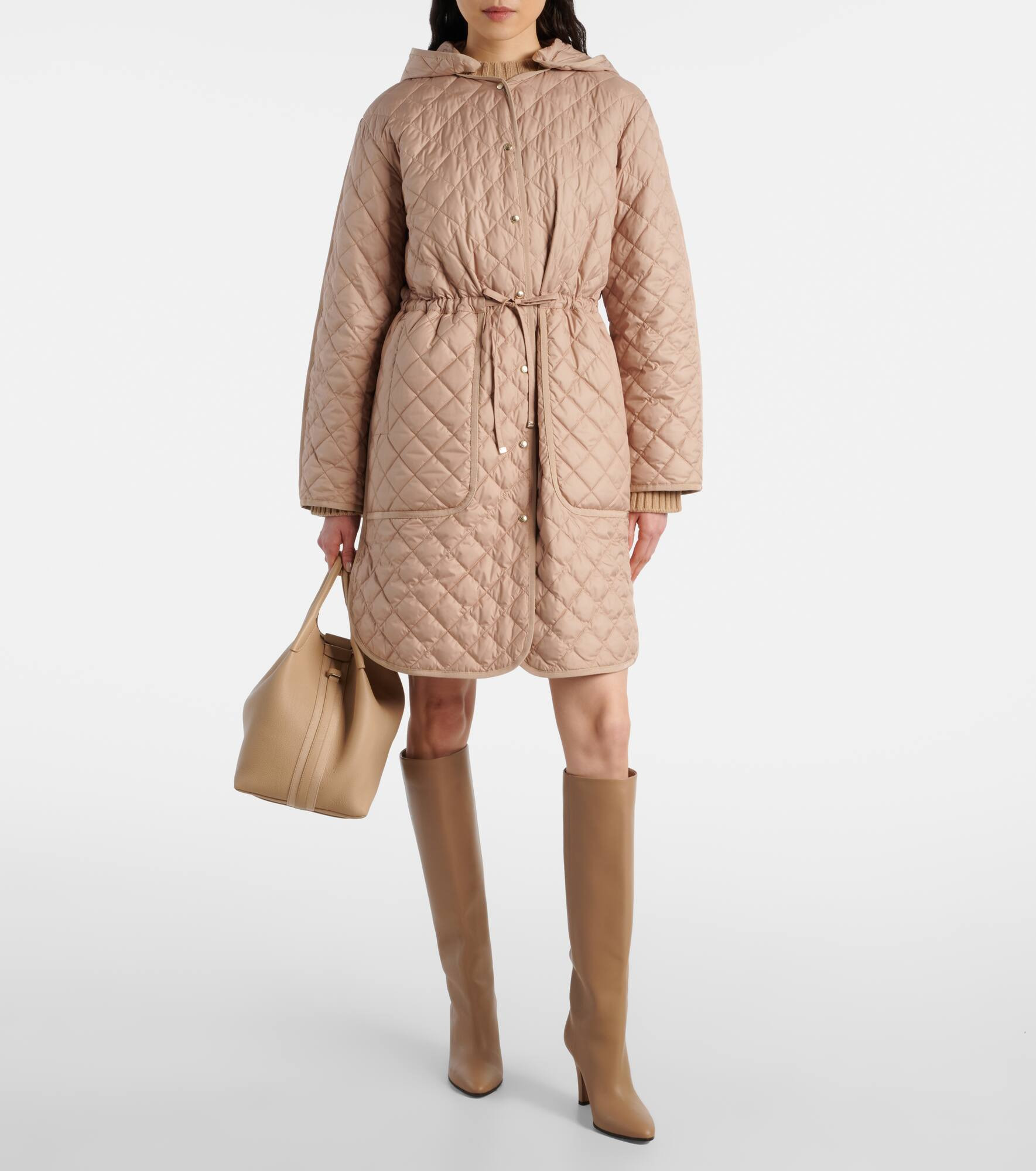 Etelan quilted down coat - 6