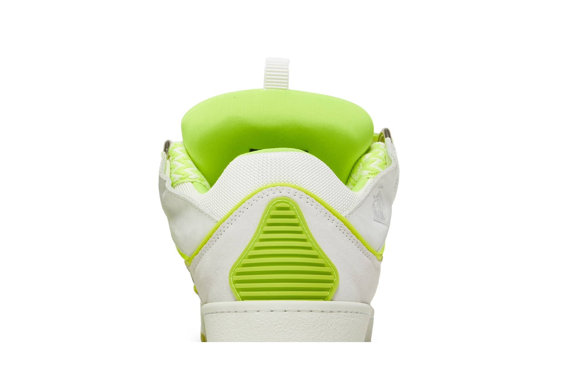 Lanvin Curb Sneakers 'White Fluo Yellow' - 7
