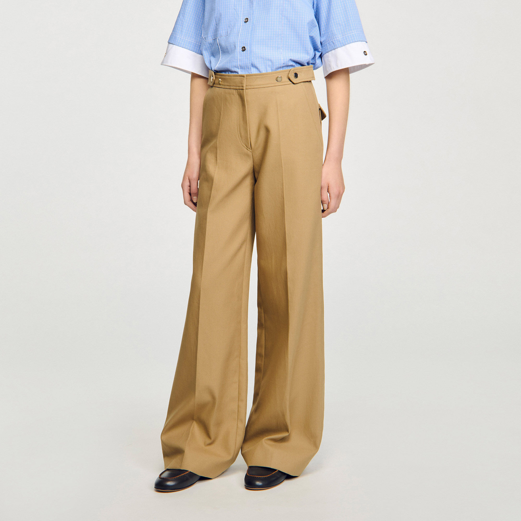 COTTON SUIT TROUSERS - 4