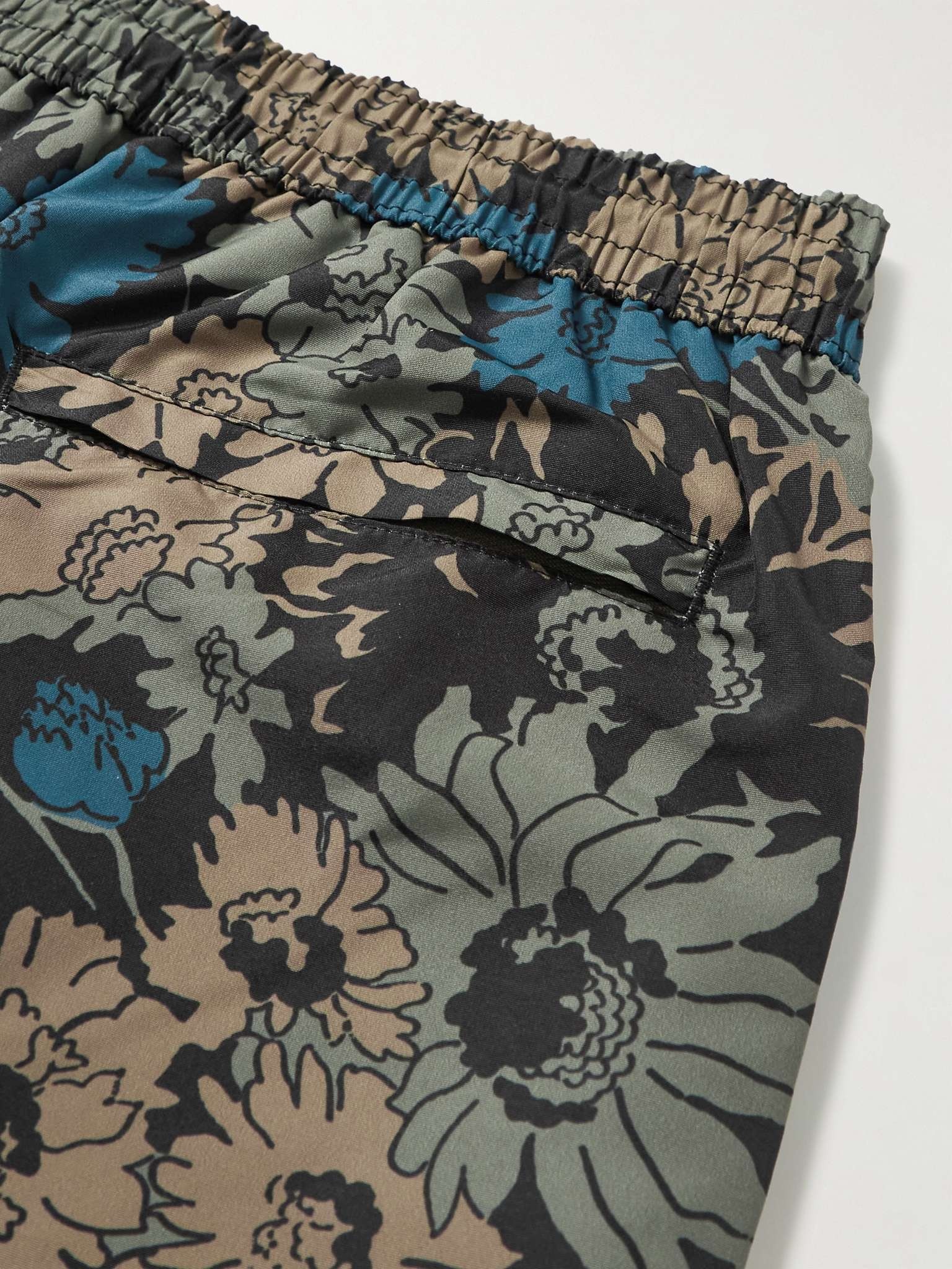 Mid-Length Floral-Print Recycled Swim Shorts - 2