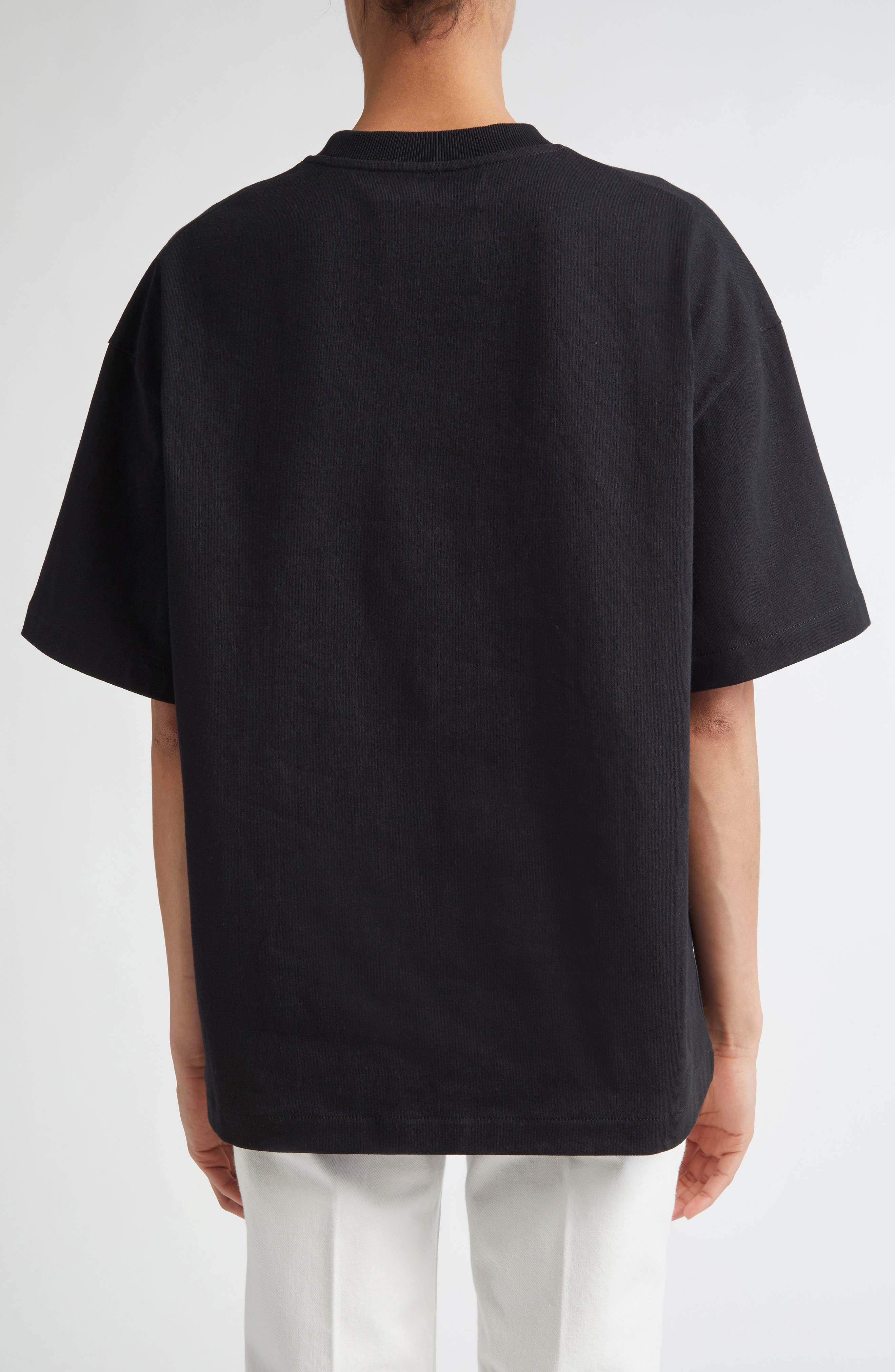 Jil Sander Boxy Logo Graphic T-Shirt in Black at Nordstrom - 2