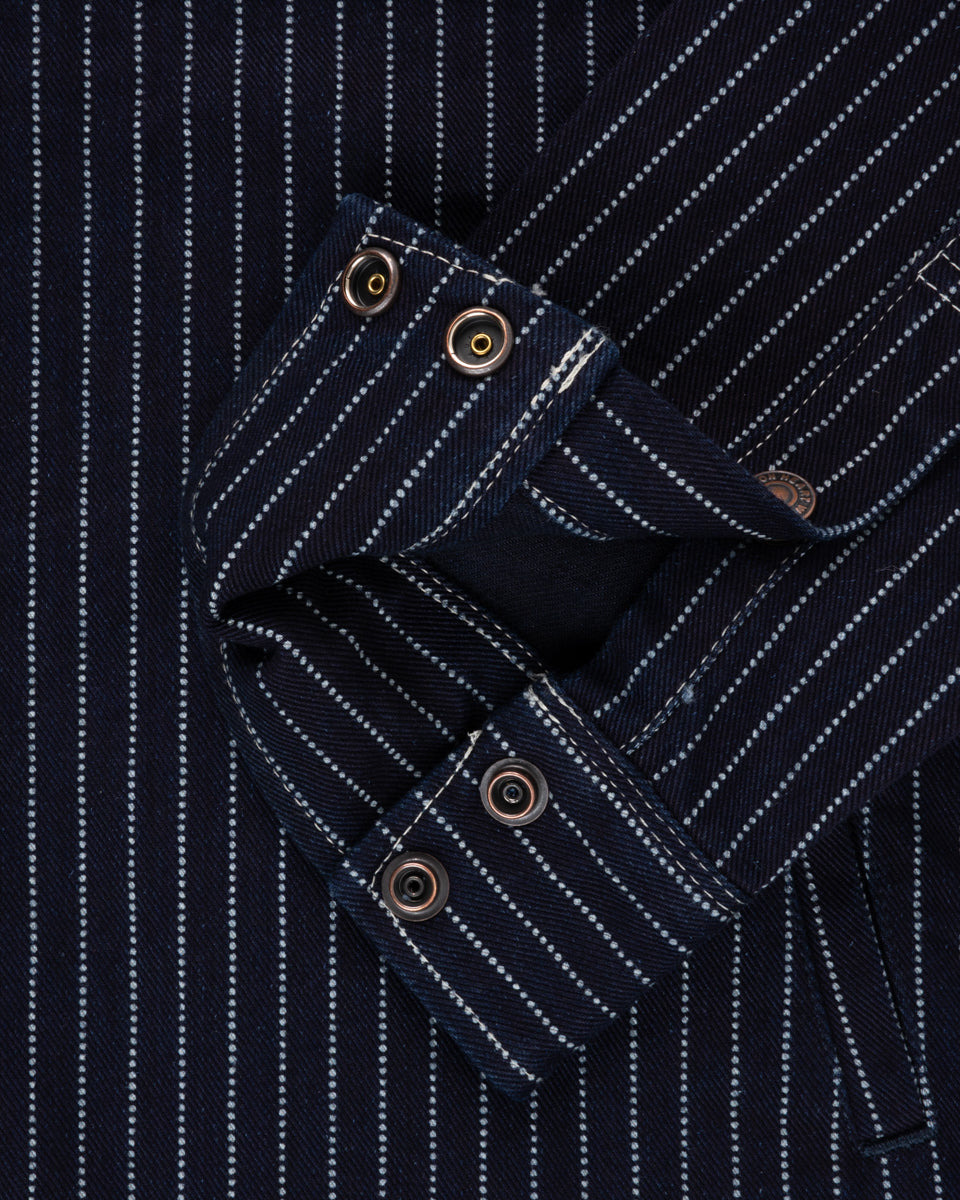 IHSH-227-IND 12oz Wabash CPO Shirt - Indigo - 15