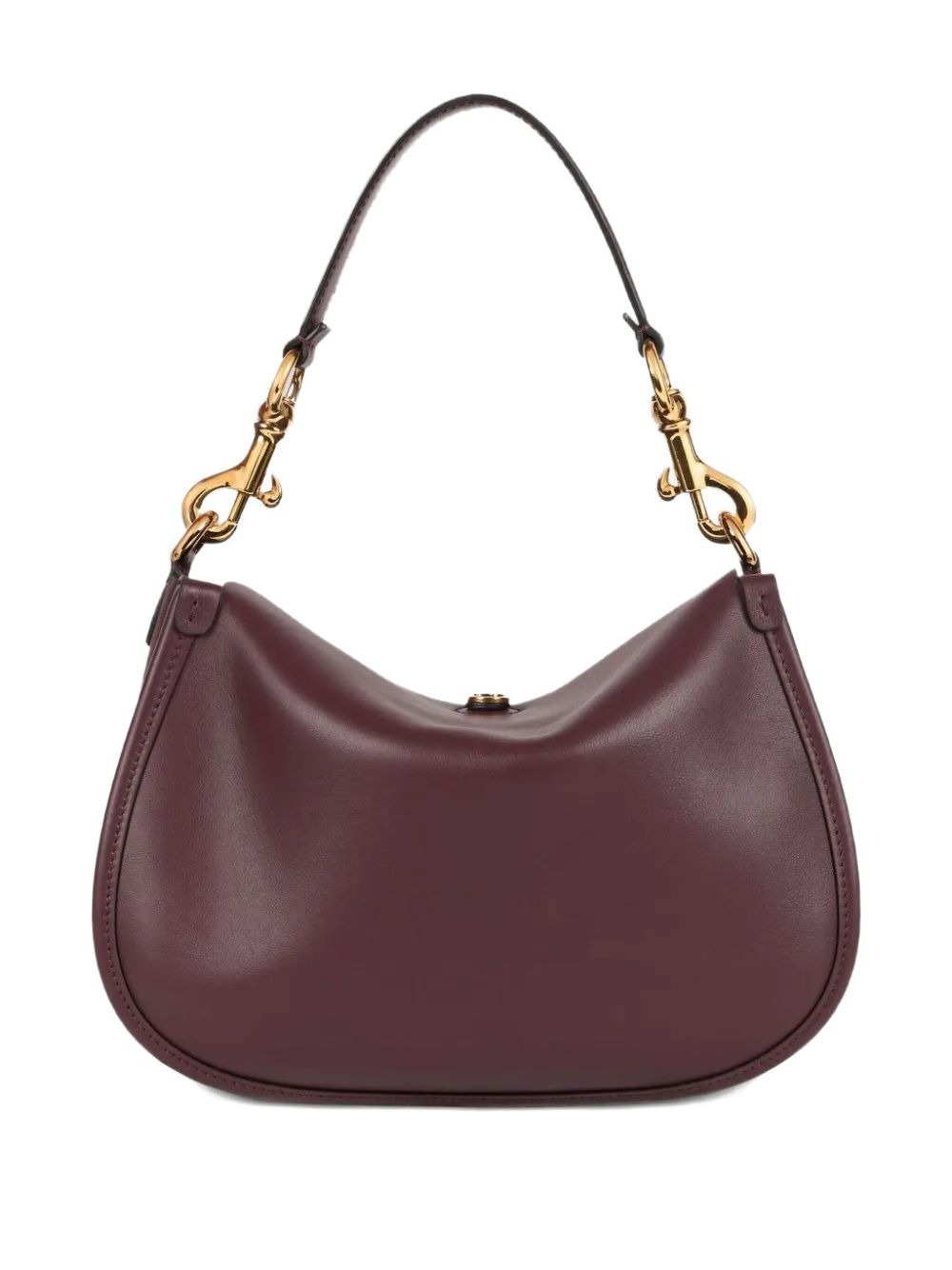 buckle-fastening leather backpack - 3