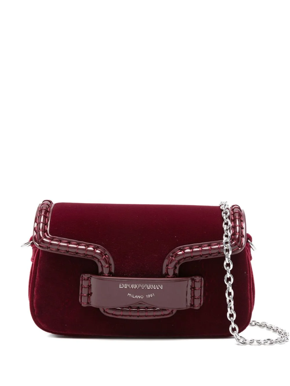 panelled shoulder bag - 1