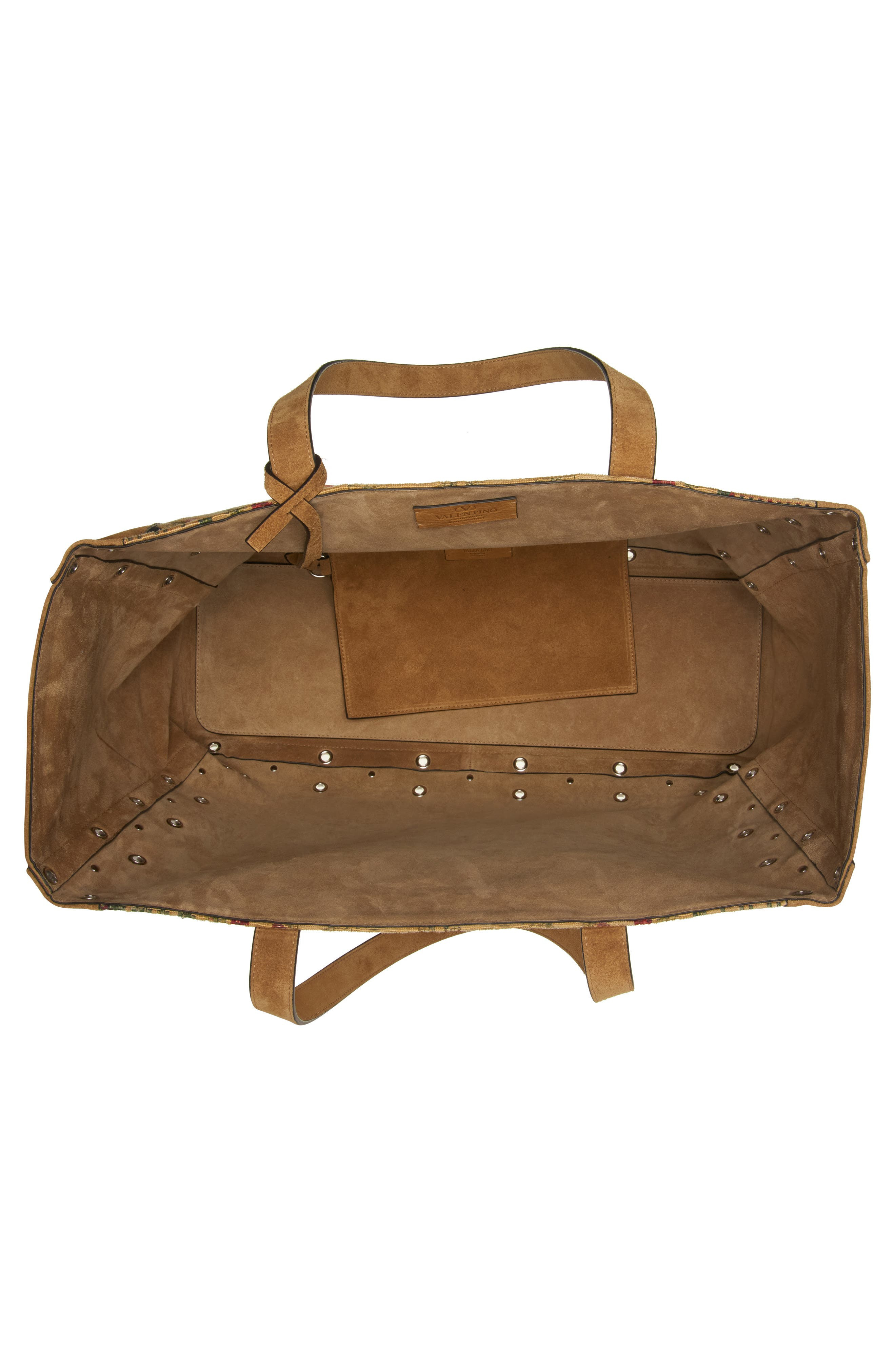 Valentino Garavani Large Nellcôte Studded Tote in Brown Multi at Nordstrom - 3