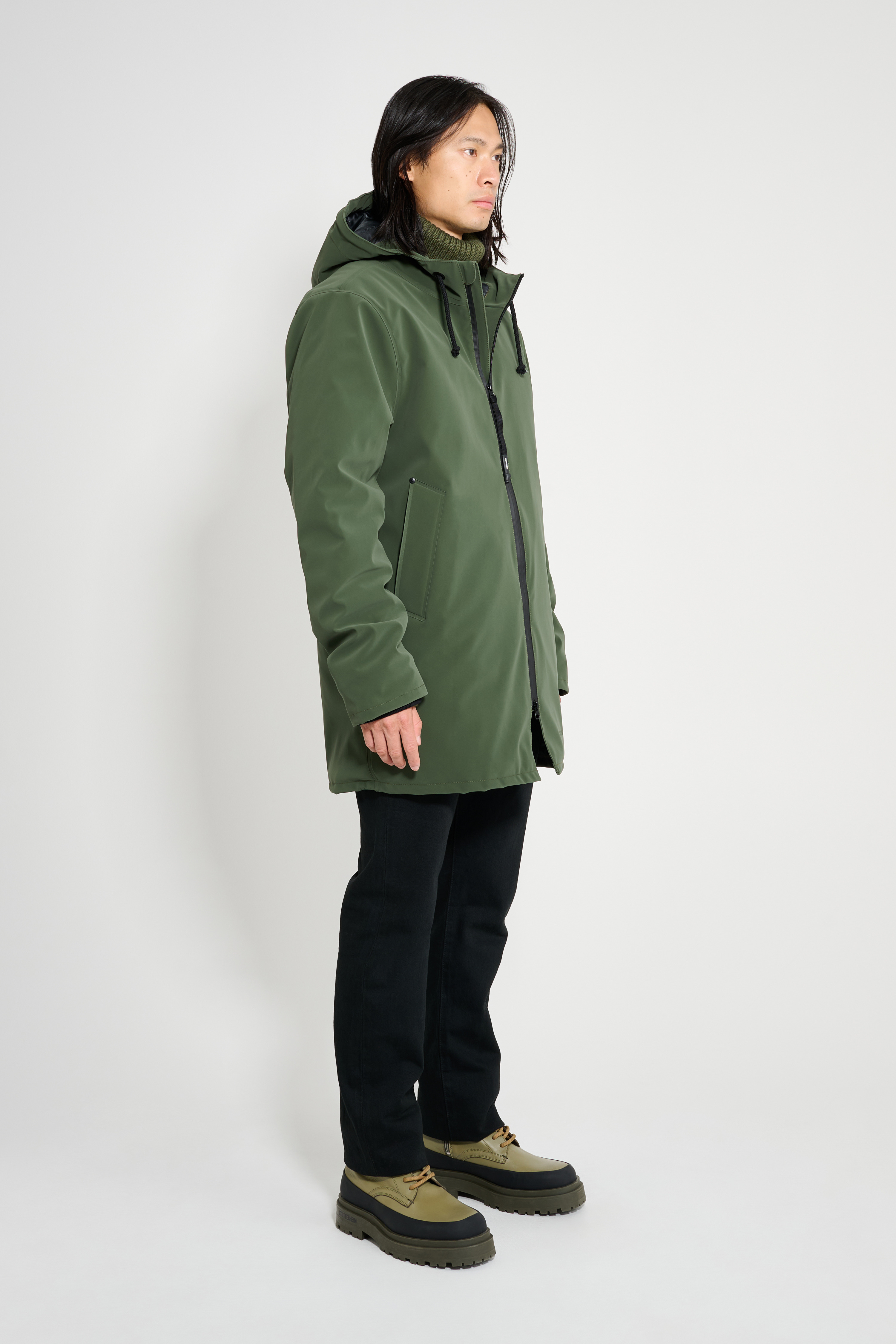 Stockholm Matte Winter Coat Green - 2