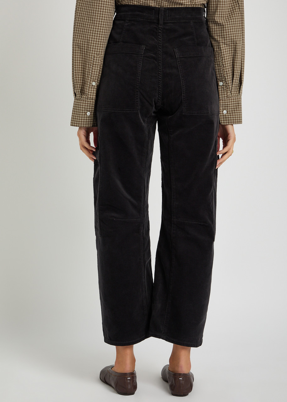 Citizens OF Humanity Marcelle Low Slung Corduroy Cargo Trousers - 3