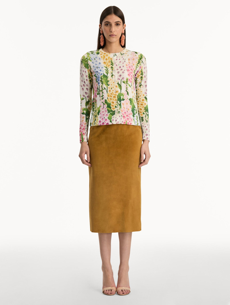 FOXGLOVE PRINTED CARDIGAN 3