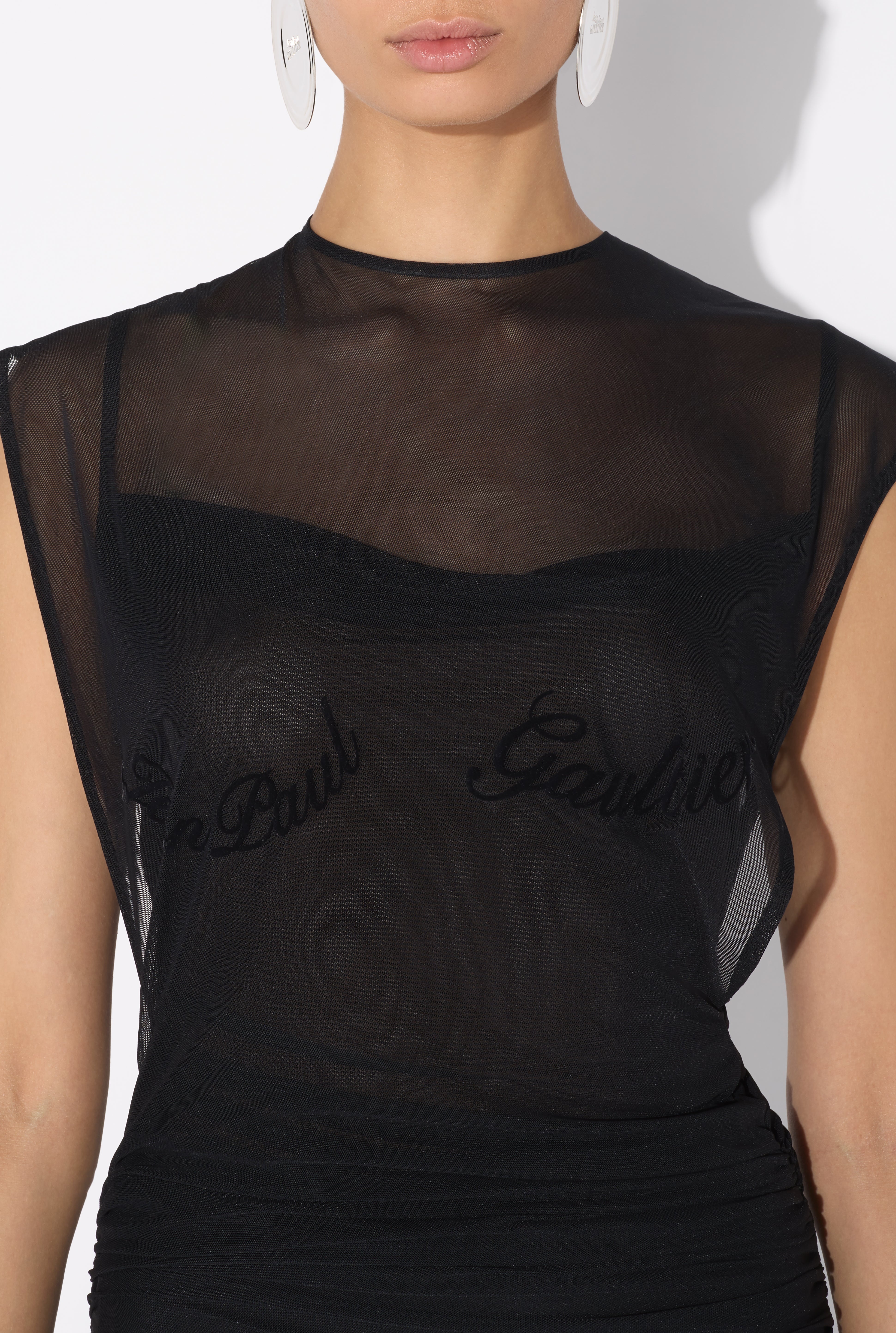 ワンピース JeanPaul GAULTIER Flocked dress Jean Paul Gaultier - Jean Paul Gaultier | The Jean Paul