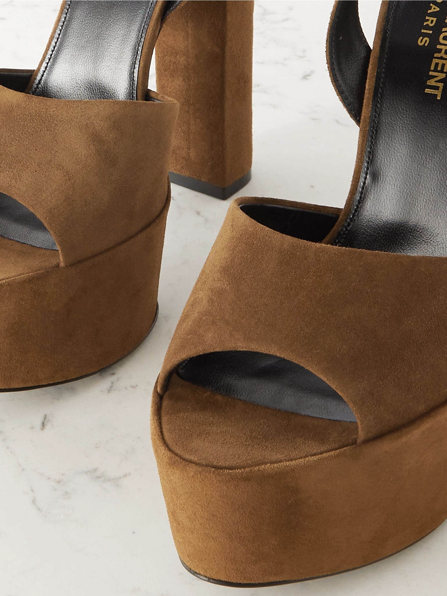 Jodie suede sandals Brown - 4
