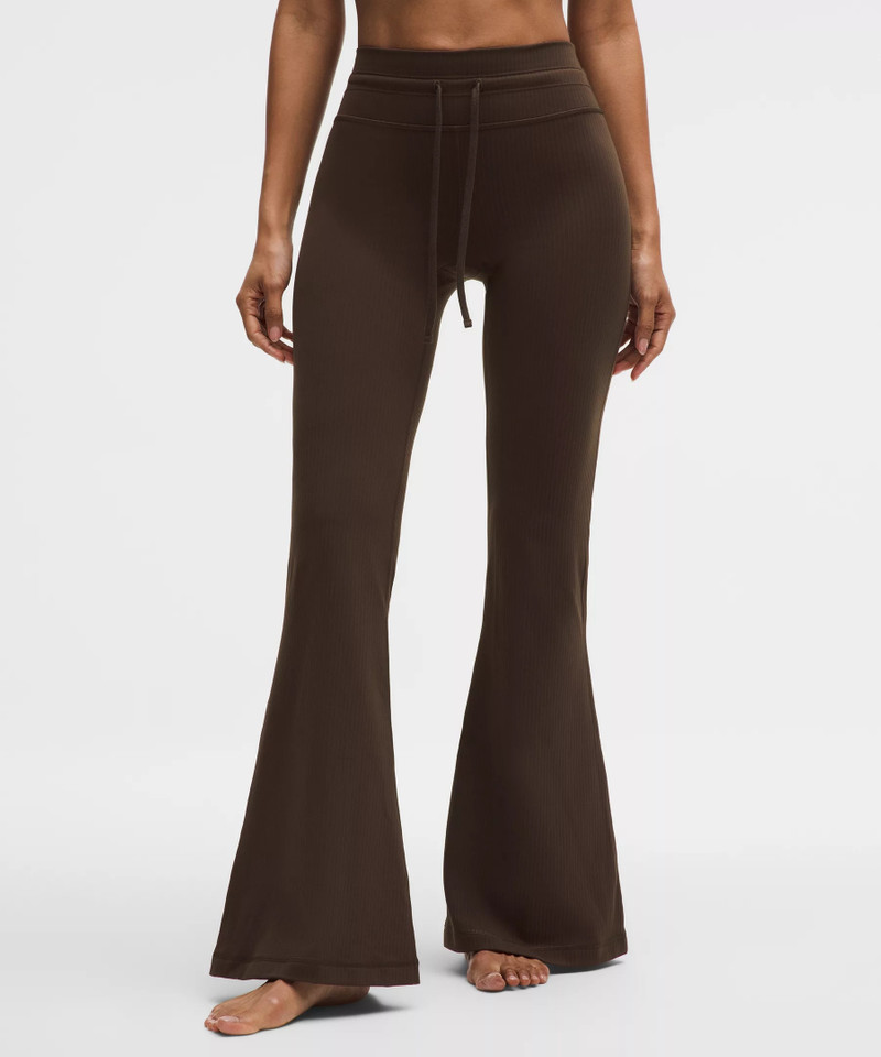 lululemon Groove High-Rise Ribbed Wide-Flare Pant outlook