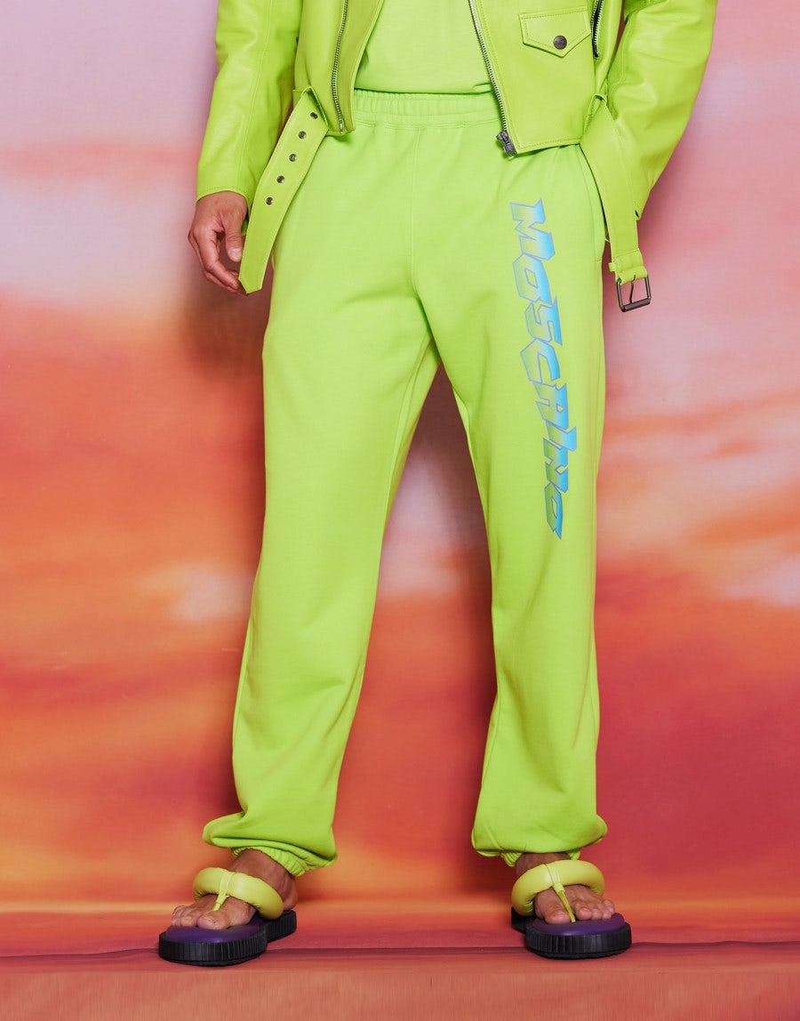 MOSCHINO SURF LOGO FLEECE JOGGING - 5