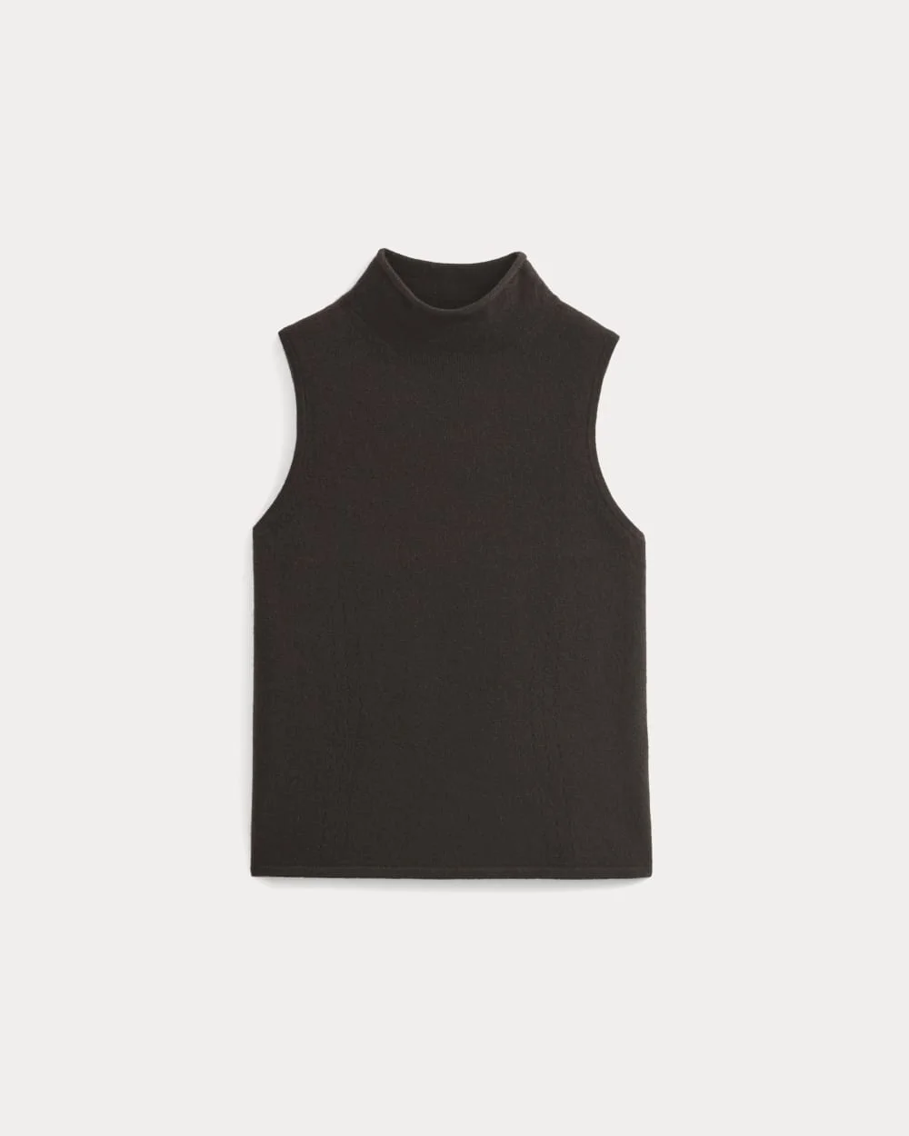 CASHMERE FUNNEL-NECK TANK - 1