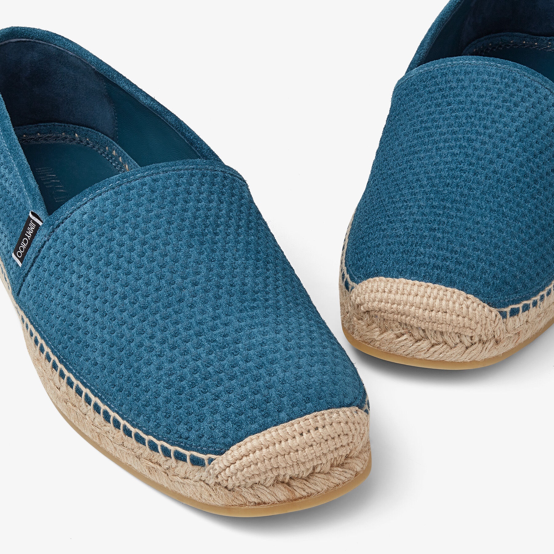 Egon
Prussian Woven Embossed Suede Espadrilles - 3