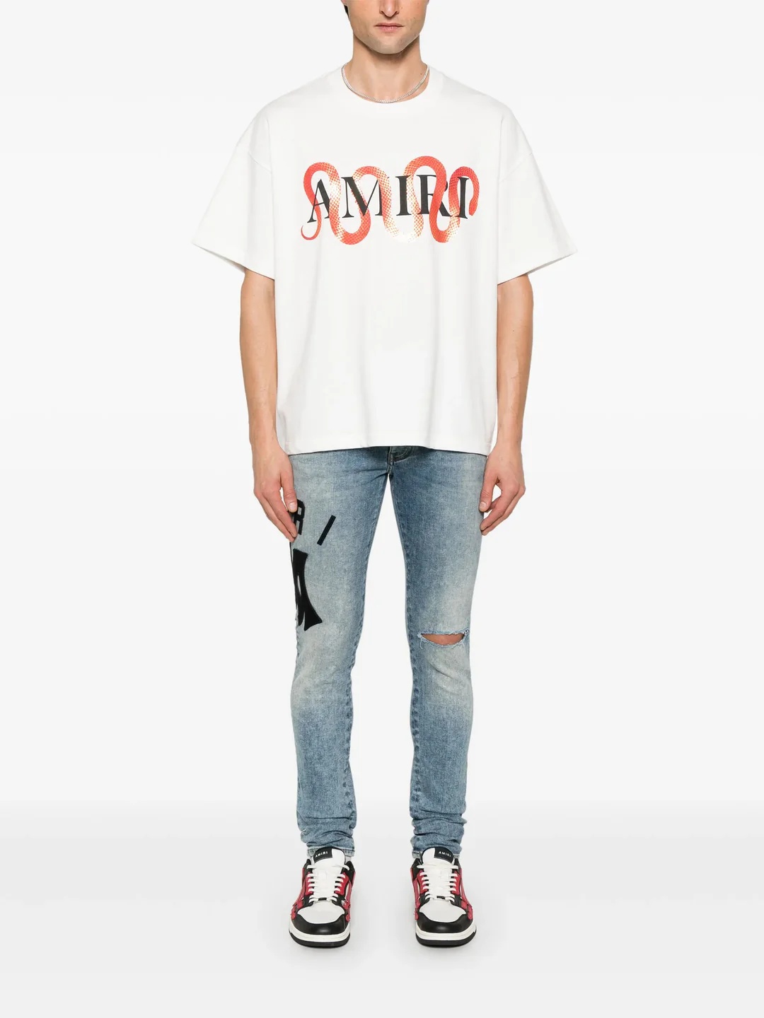 AMIRI サンティー AMIRI Sunset Skate スニーカー | ニュートラル | FARFETCH JP