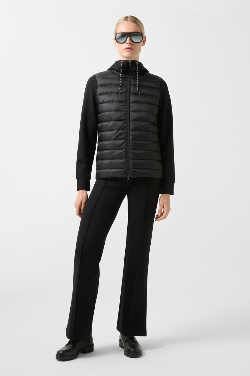 BOGNER Juana Down sweatshirt jacket in Black outlook