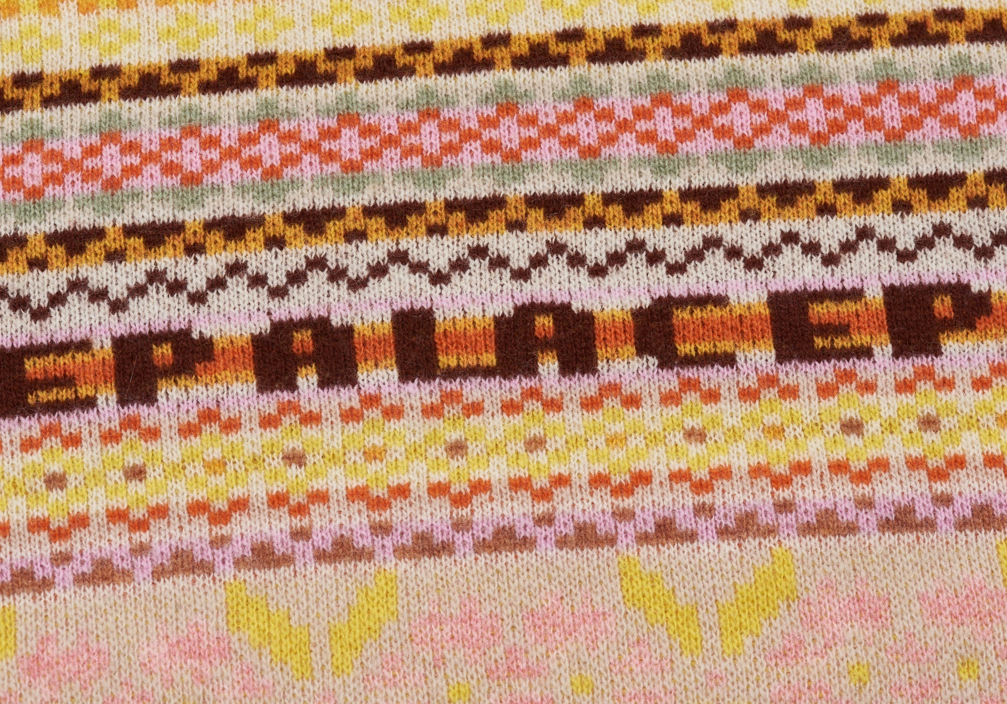 FAIRISLE KNIT VEST BROWN - 4