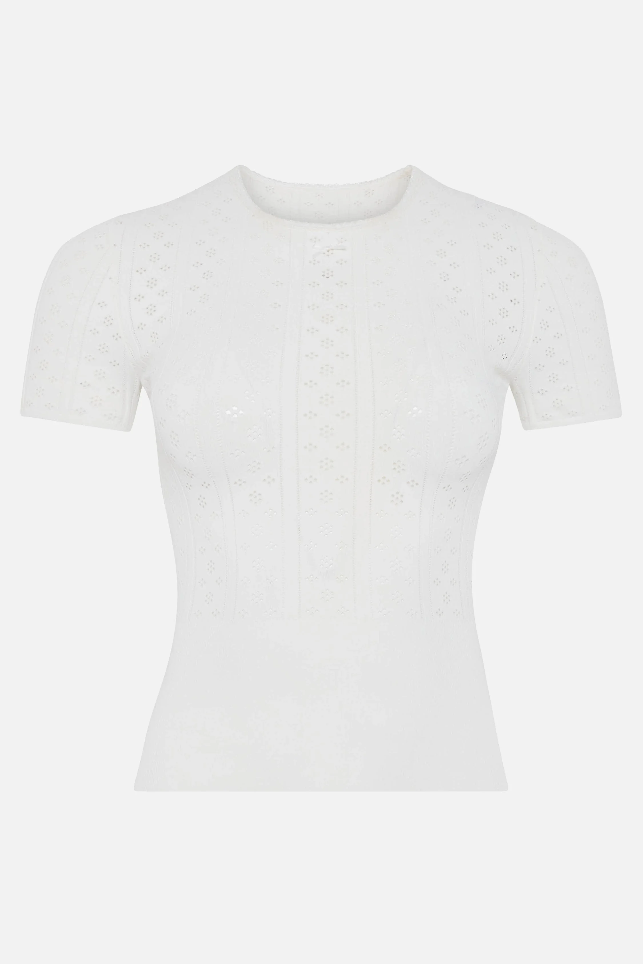 Jw Anderson Women Pointelle Tee - 1