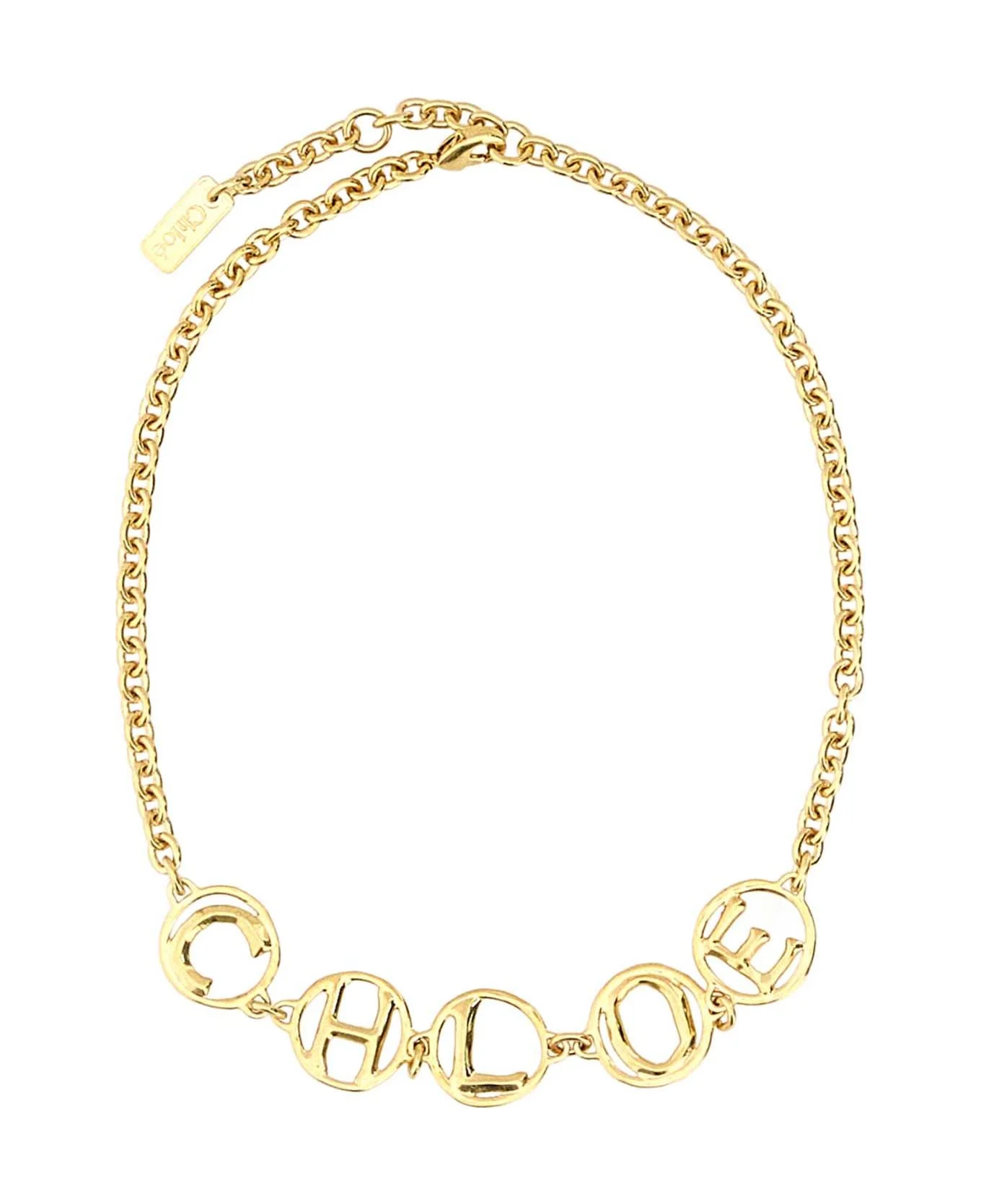Gold Metal Chloã© Script Chocker - 1