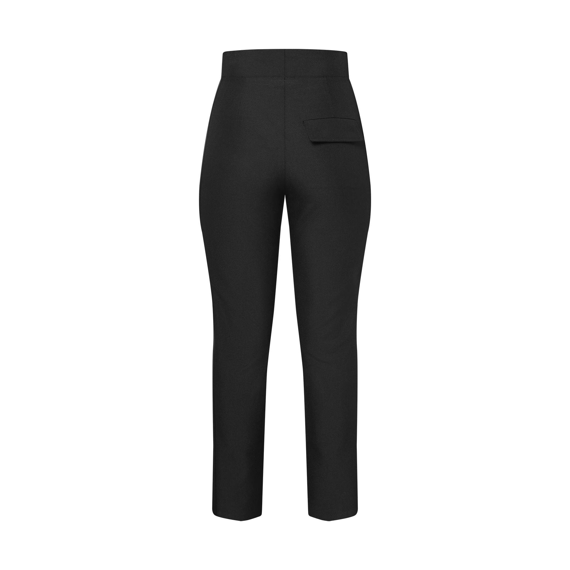 Satin Seam Tailored Pants - 3