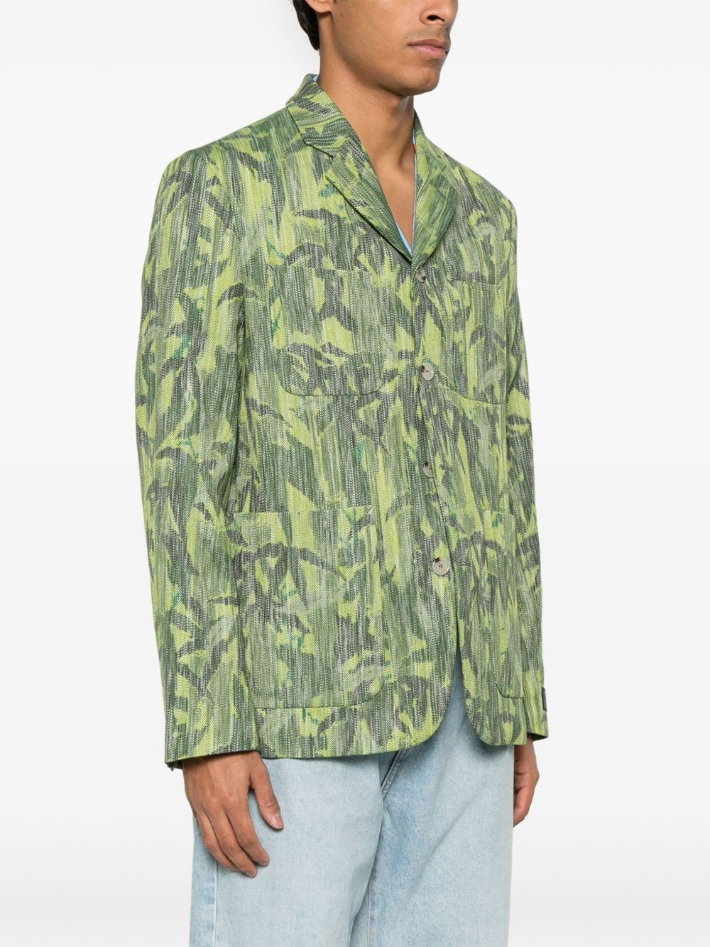 Chiku-Rin Camo-motif blazer - 3