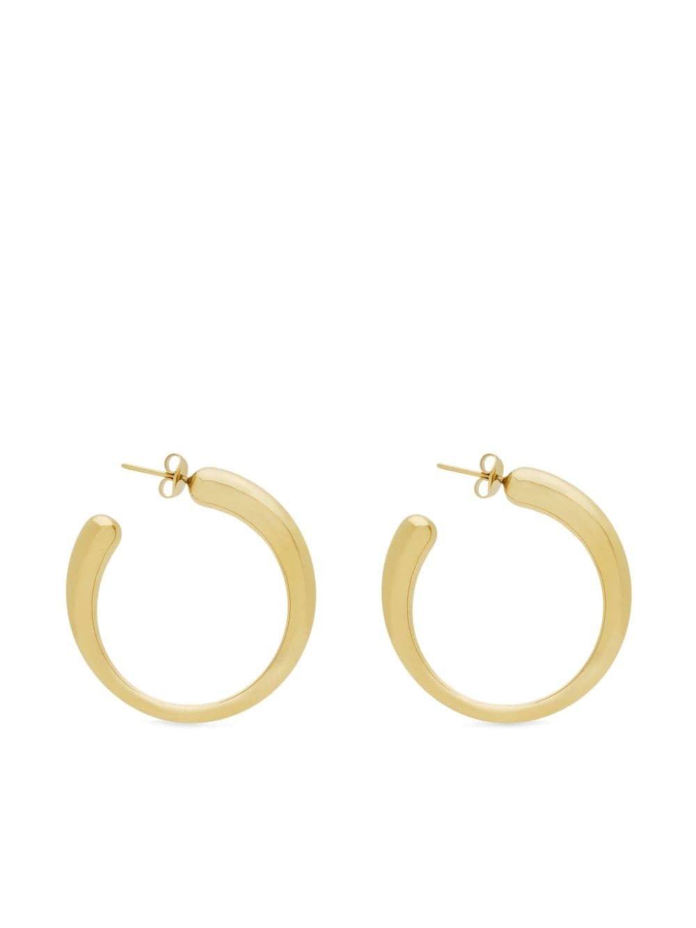 sculpted hoop earrings - 2