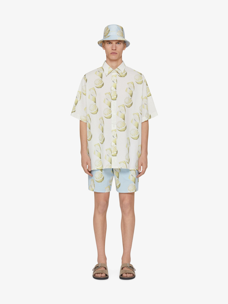 Givenchy PRINTED SHIRT IN COTTON SEERSUCKER outlook