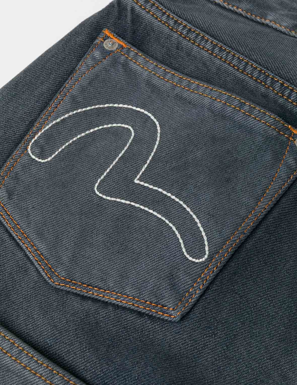 Multi-Pocket with Multi Logos Embroidery Cropped Jeans - 7