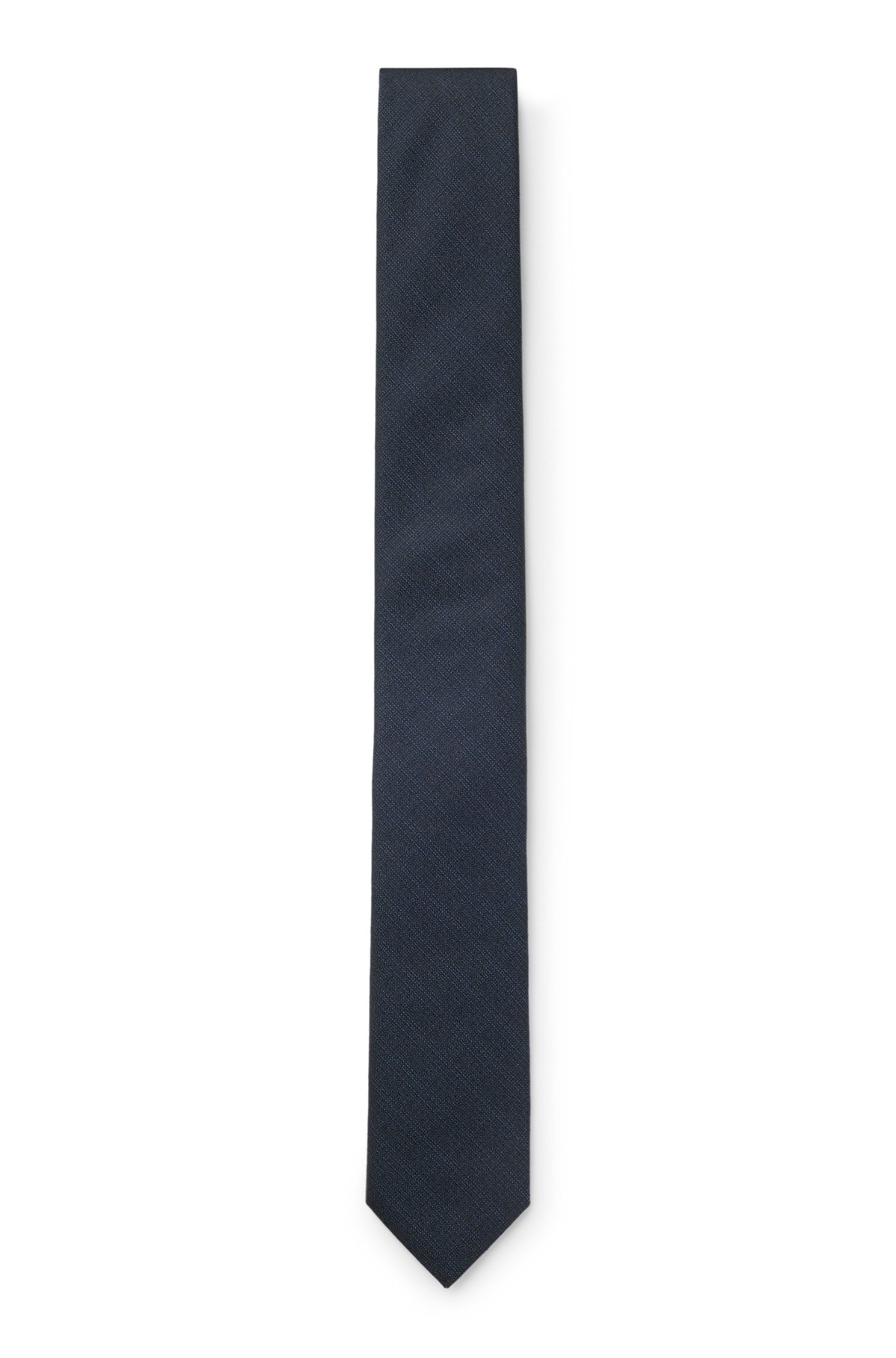 JACQUARD-WOVEN TIE BLENDED WITH SILK - 1
