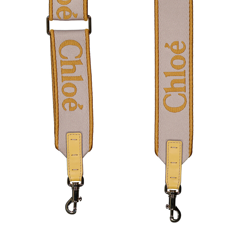 Chloe Logo Canvas Adjustable Bag Strap - 4