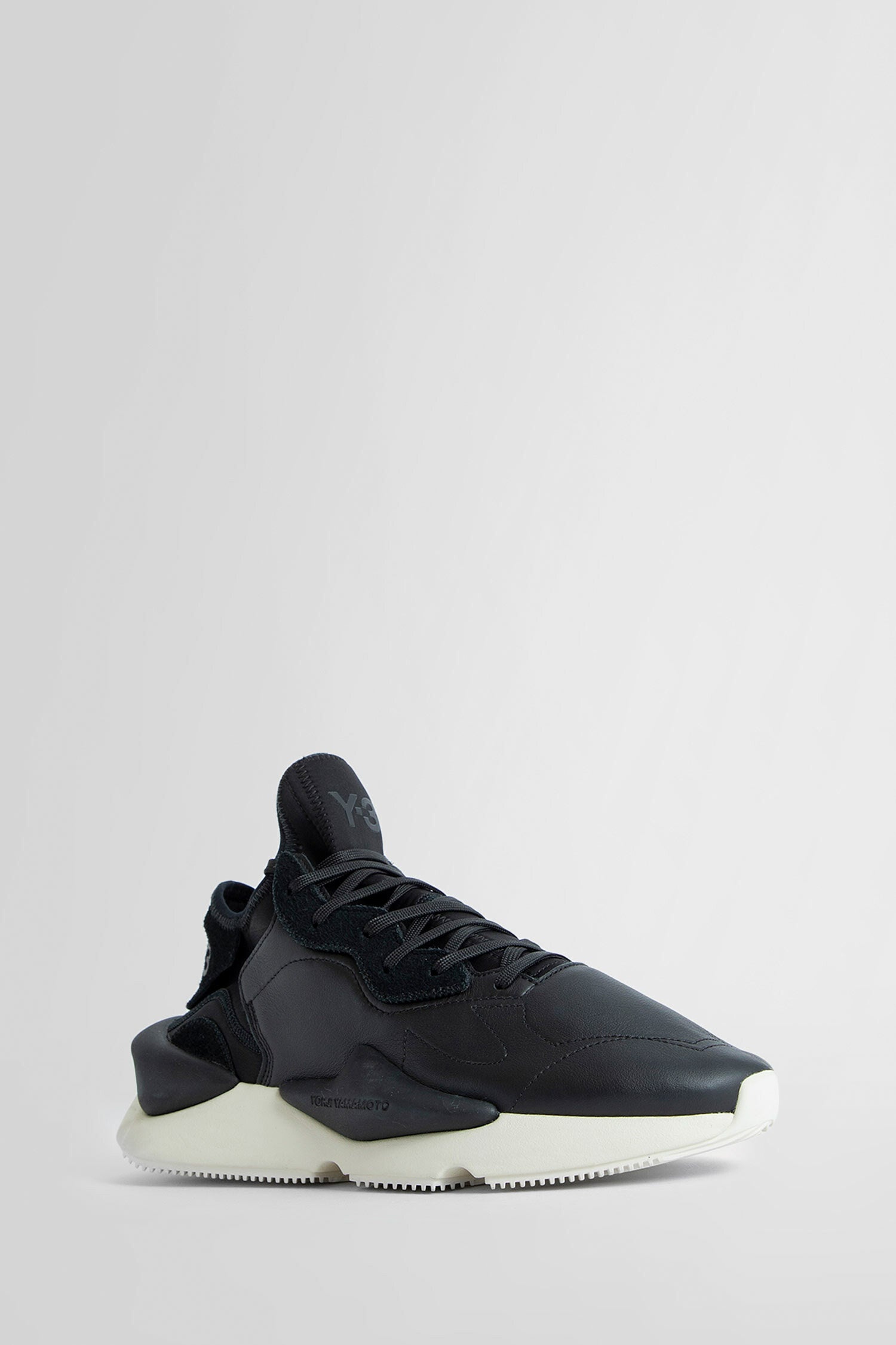 Y-3 UNISEX BLACK SNEAKERS - 2