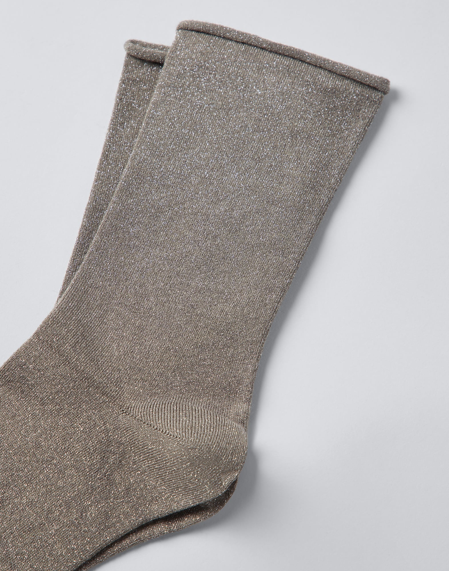 Cashmere and silk sparkling knit socks - 2
