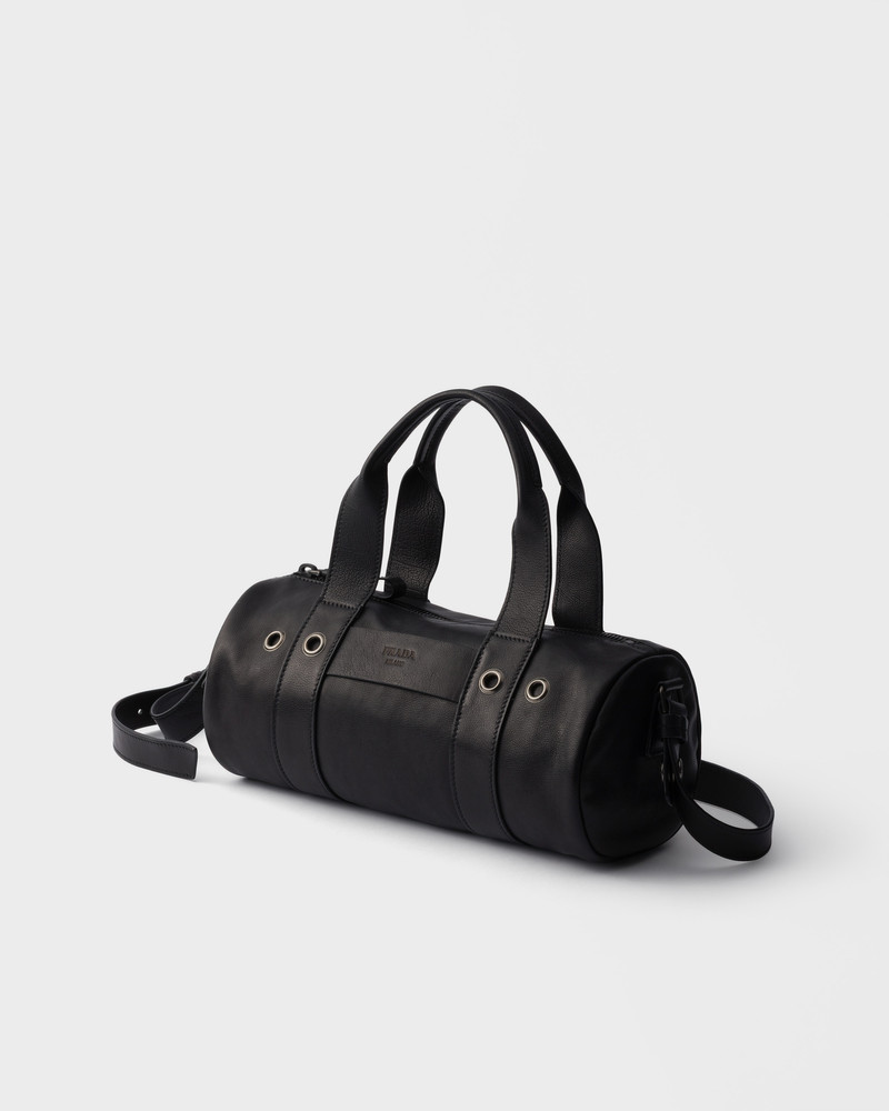 Prada Large leather top-handle bag outlook