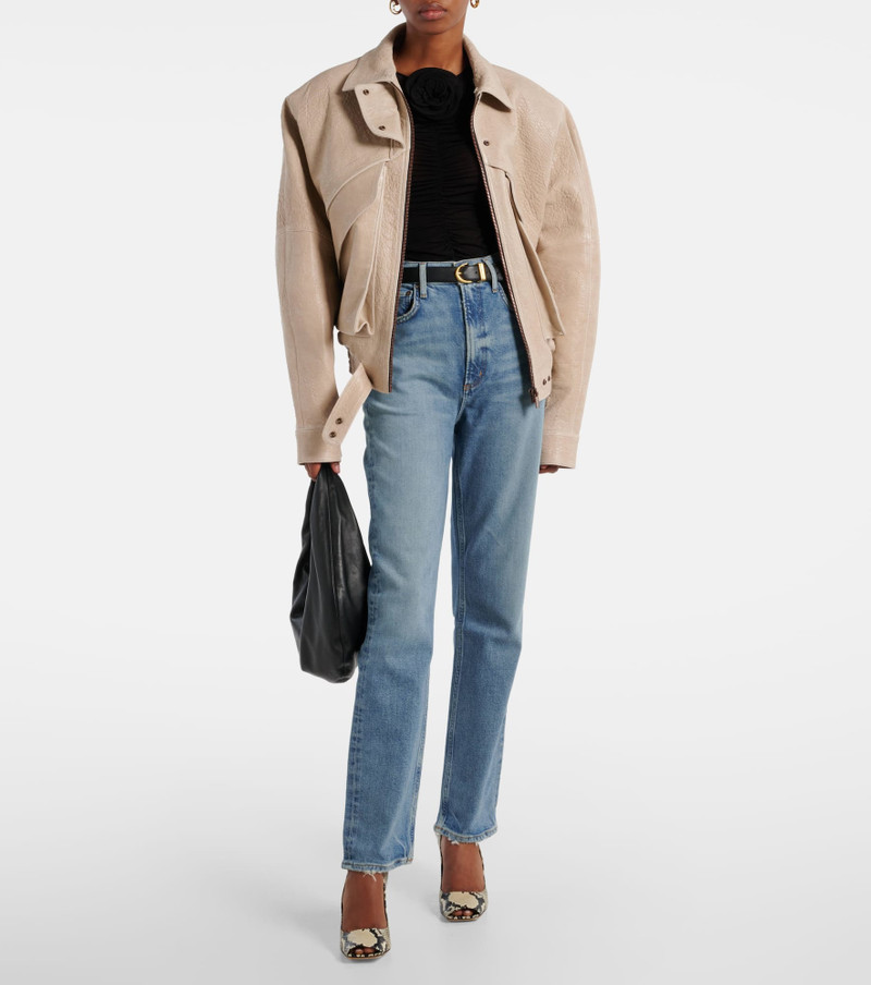 AGOLDE 90s' mid-rise cropped straight jeans outlook