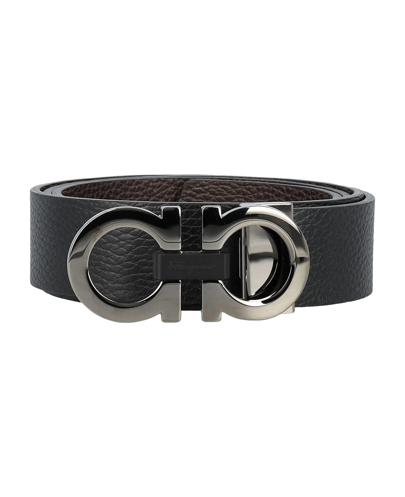 Reversible And Adjustable Gancini Belt - 1