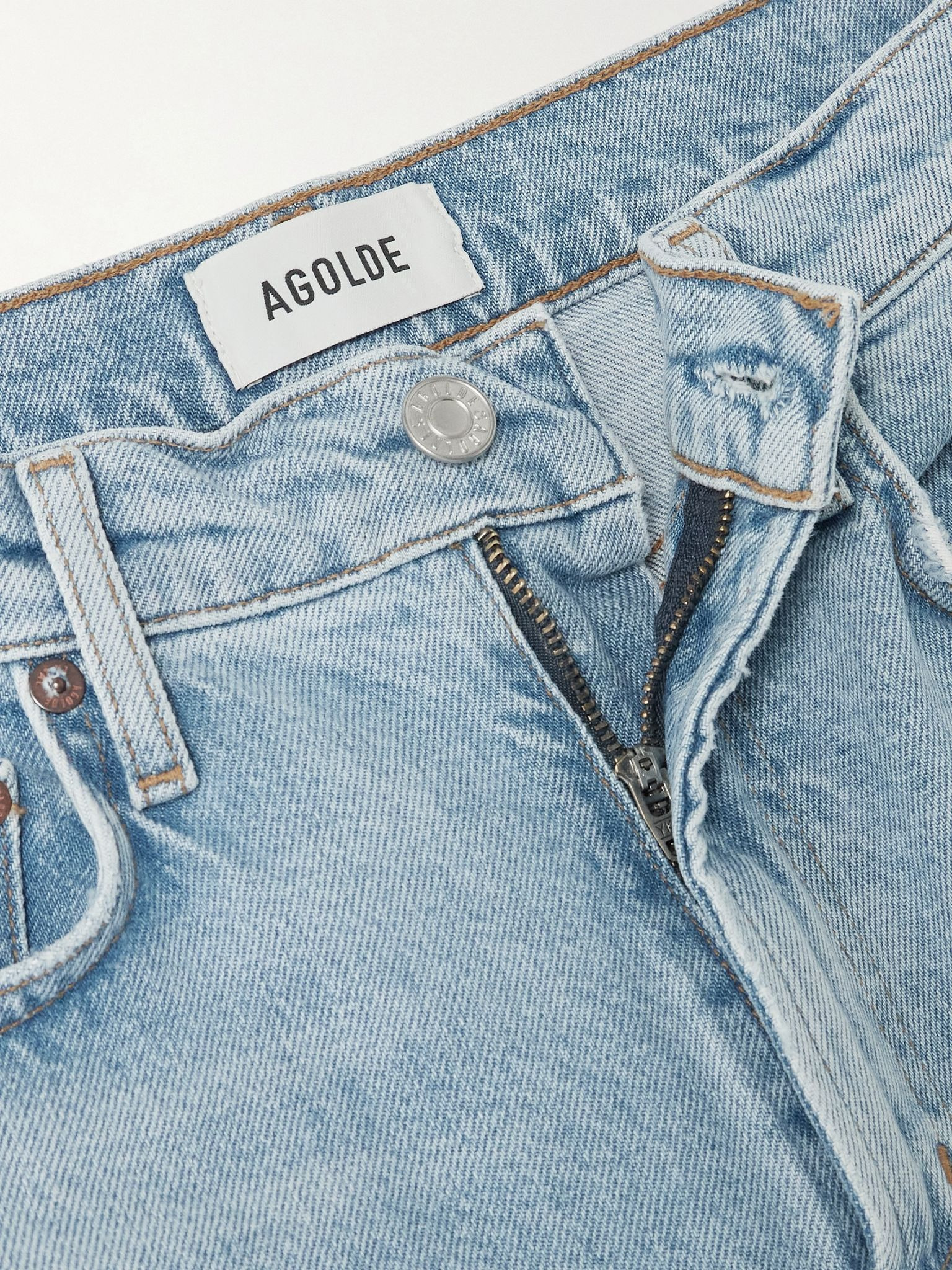 Harper mid-rise straight-leg jeans Light denim - 5