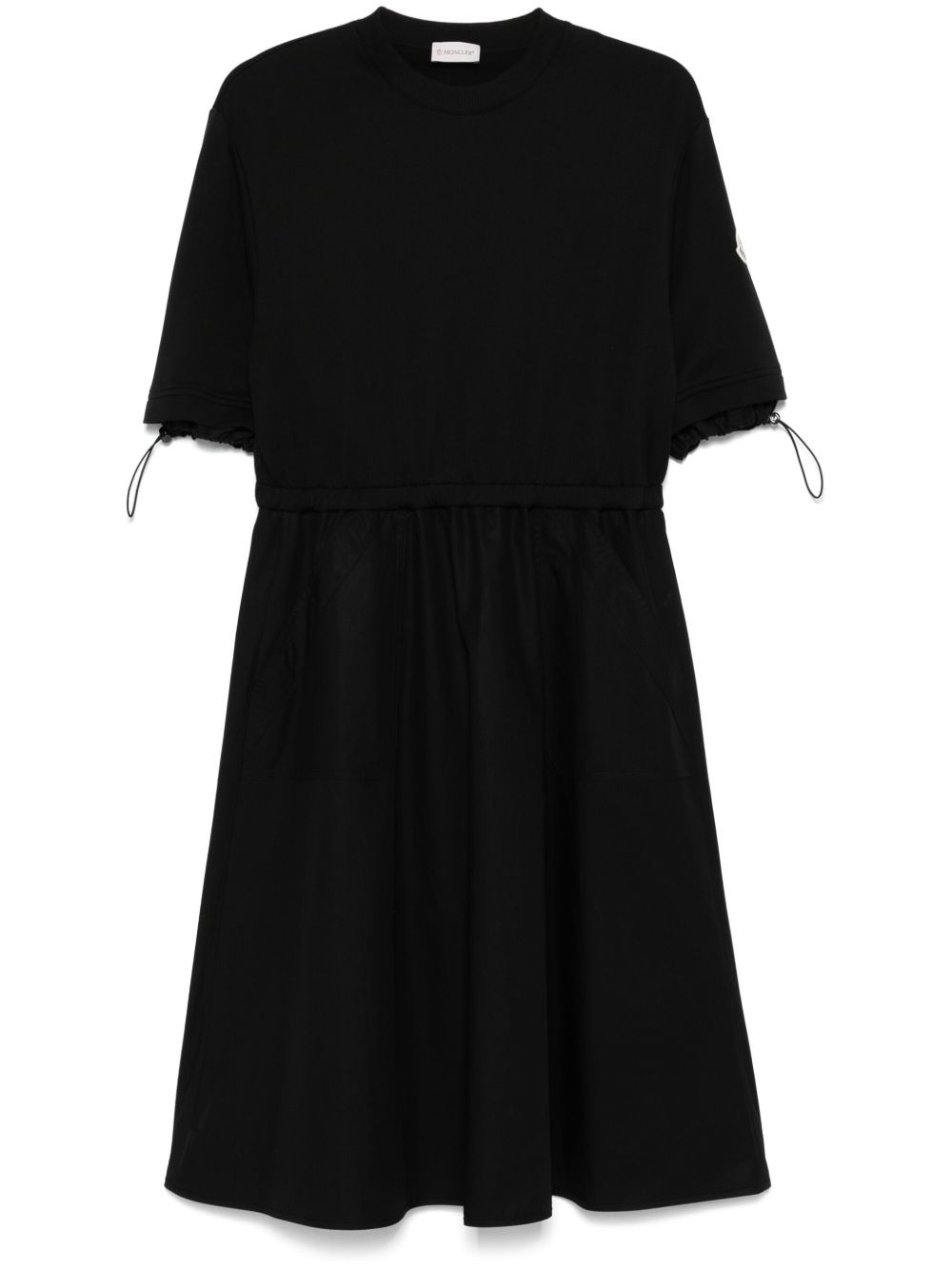 contras-panel midi dress - 1