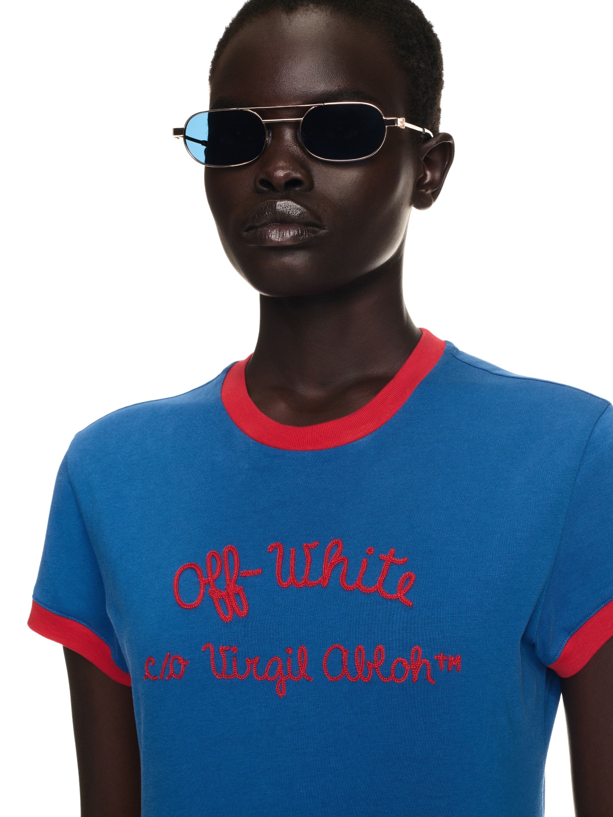 Embr Script Type Fitted Tee - 5