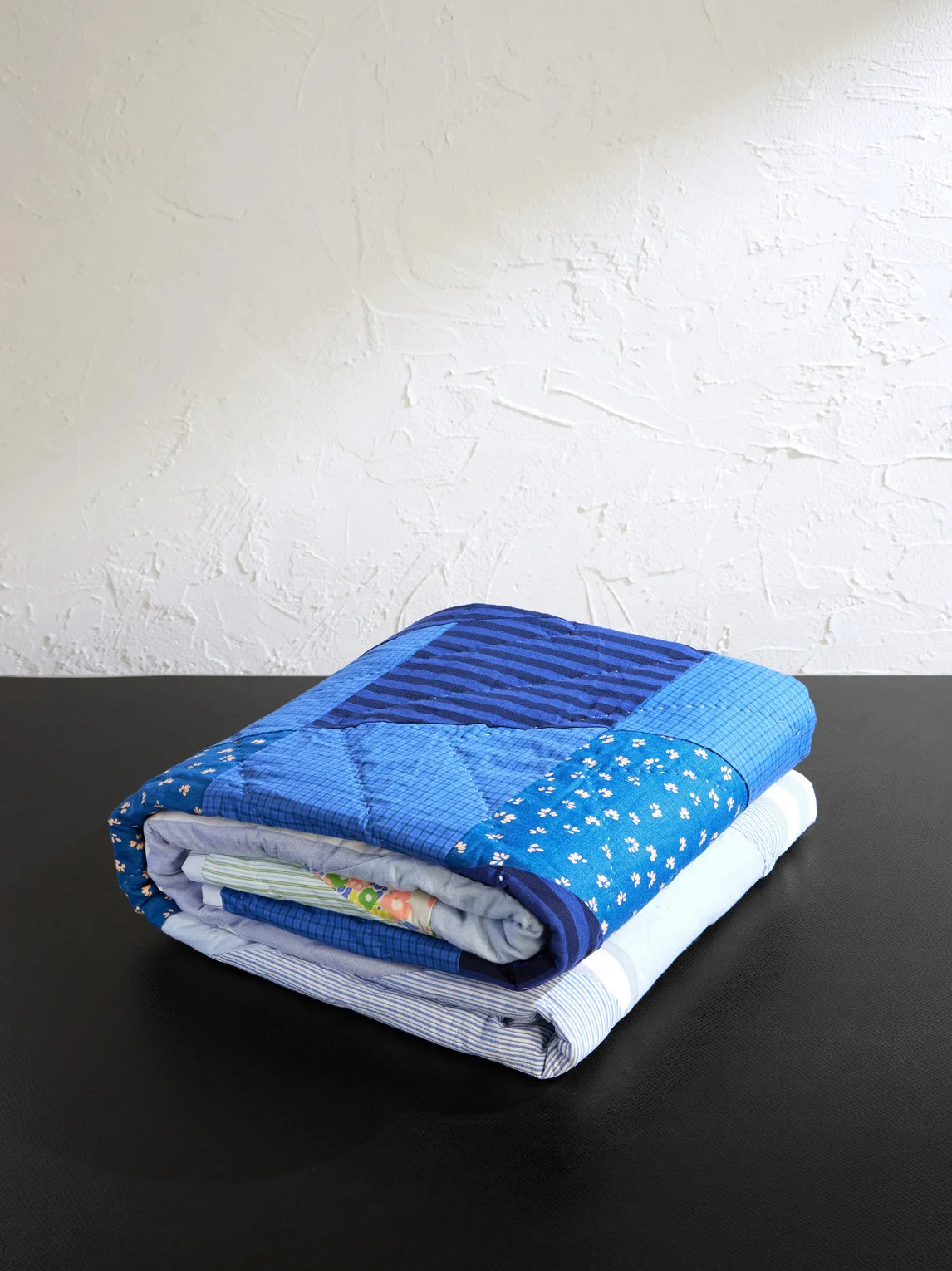 Substitute Queen Patchwork Cotton-Blend Throw - 1