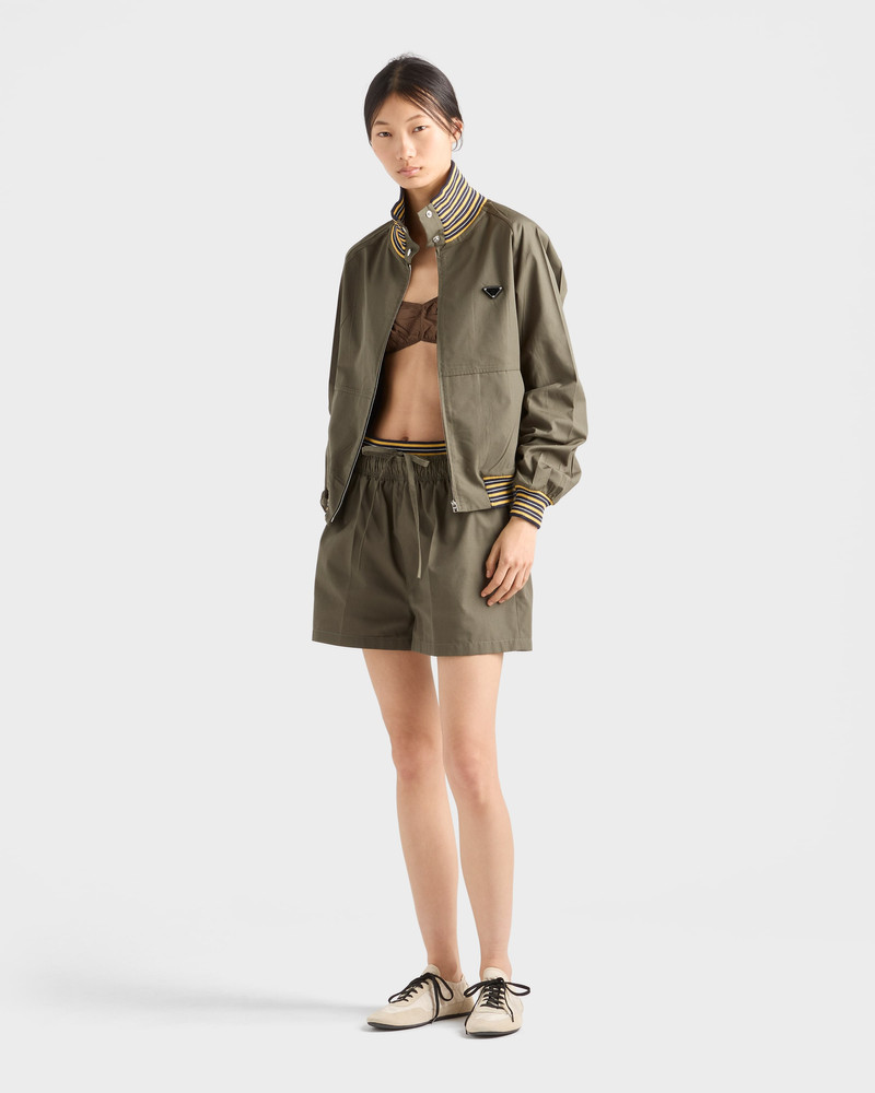 Prada Poplin shorts outlook