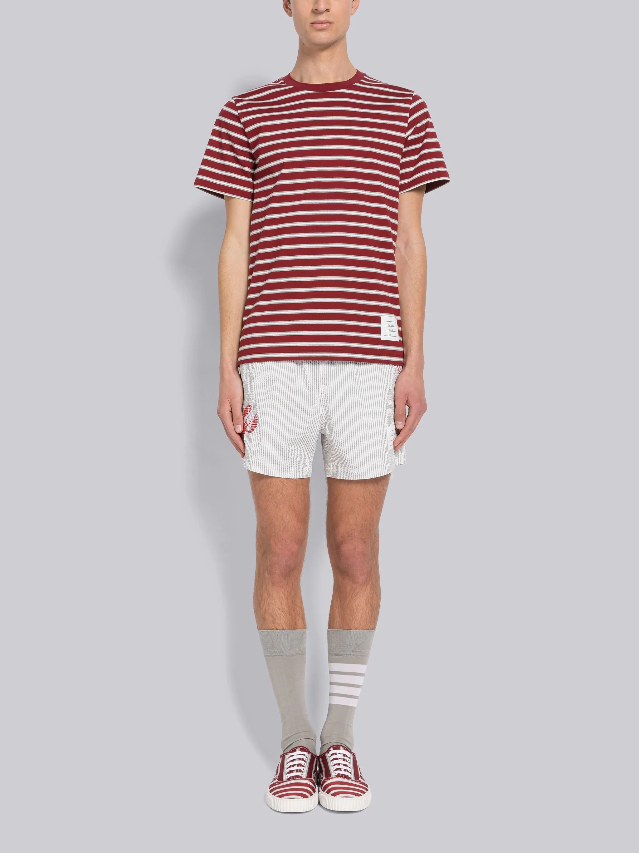 Stripe Midweight Jersey Tee - 4