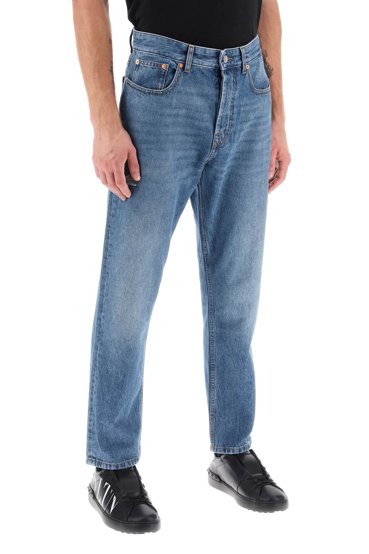 TAPERED JEANS WITH MEDIUM WASH - 3