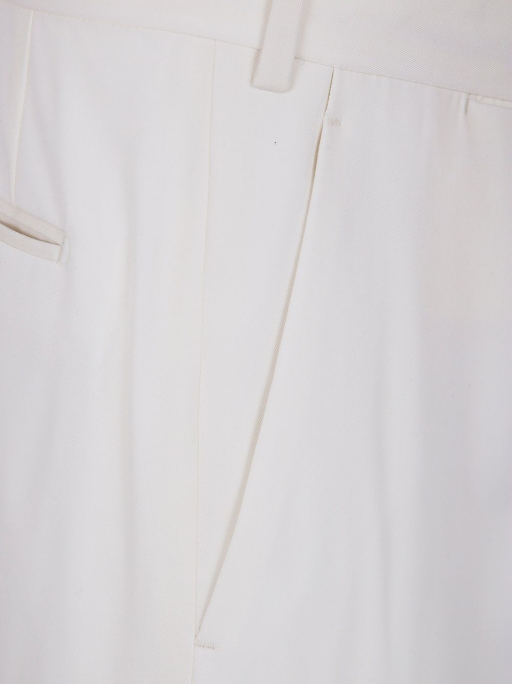 wool straight-leg trousers - 3