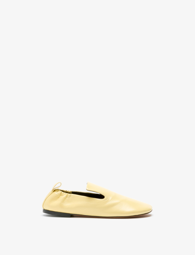 Glove Ruched Loafers in Slick Nappa - 1